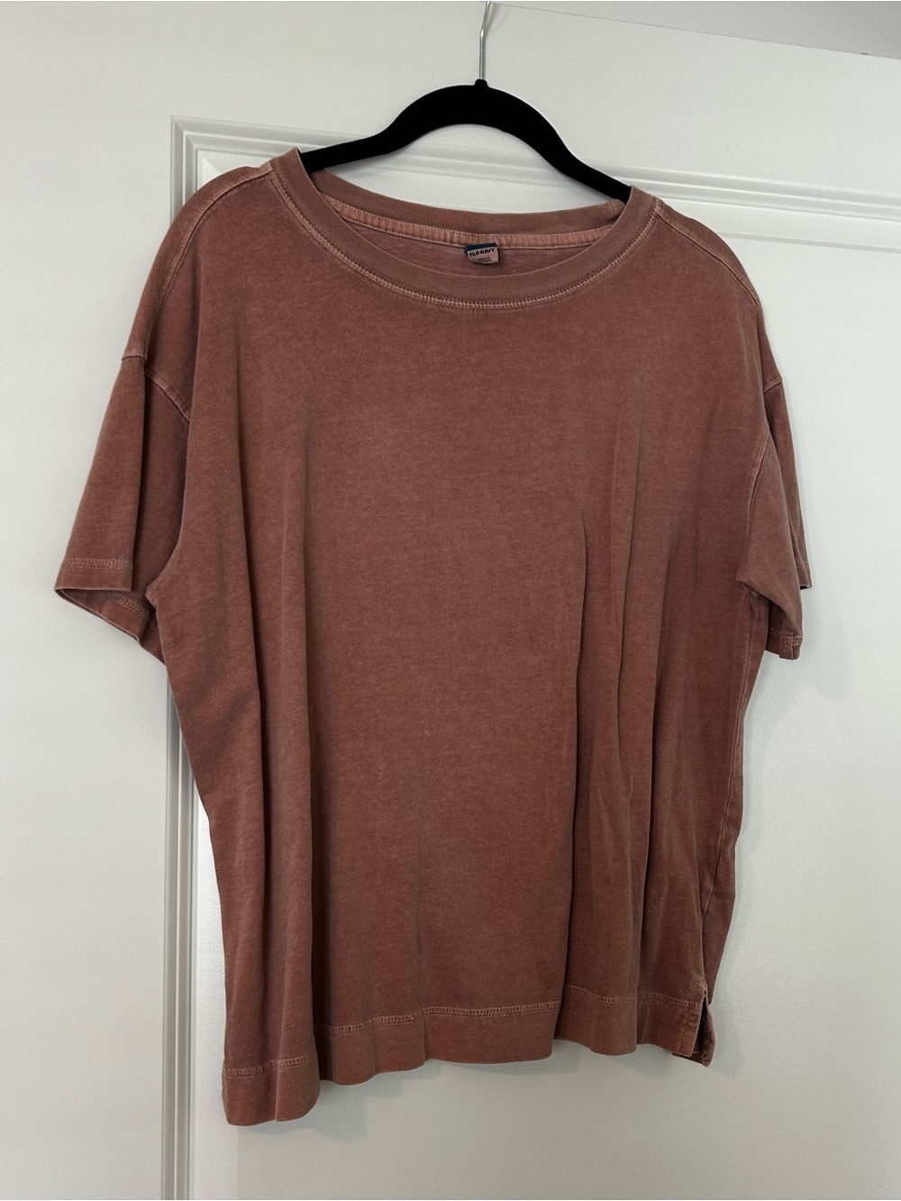Old Navy Womens Washed Rust vintage dyed Tee
